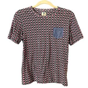 Orla‎ Kiely Multistem Oval Flower Print T-Shirt with Chest Pocket